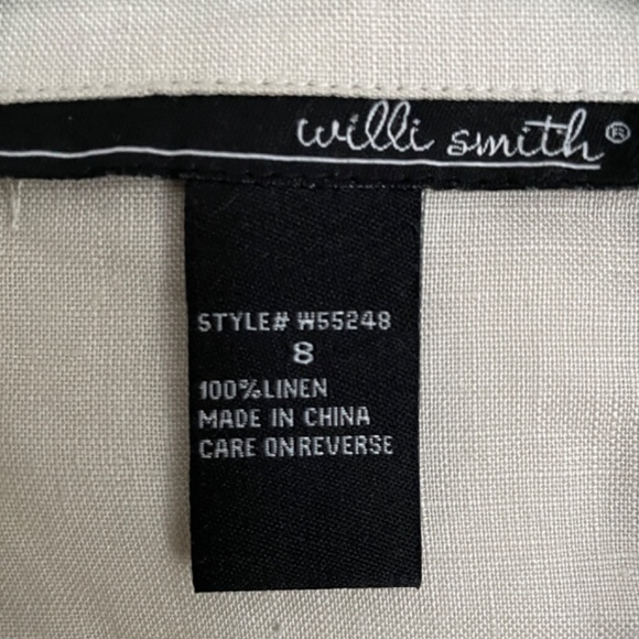 Linen jacket women’s size 8 - Picture 3 of 3